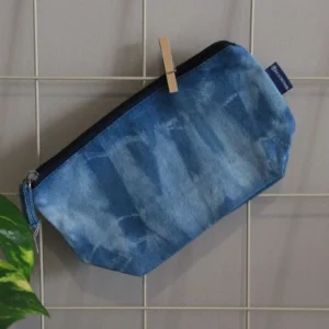 Petite pochette jean zip
