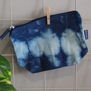 Petite pochette jean zip