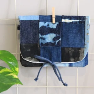 Pochette cordon en jean