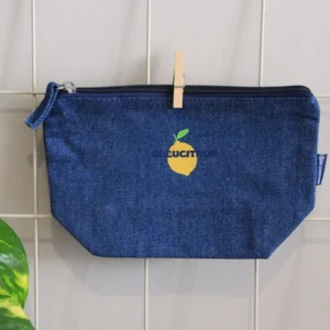Petite pochette jean zip