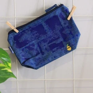 Petite pochette jean zip