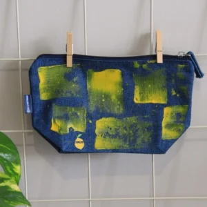 Petite pochette jean zip