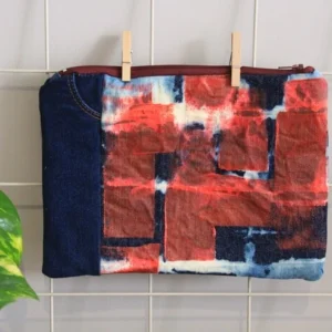 Pochette jean zip