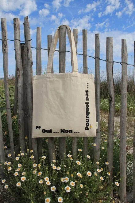Tote bag "Oui non pourquoi pas"
