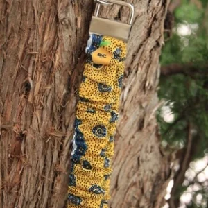 Dragonne provençale bleu et jaune